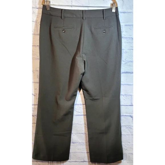 Talbots Womens Curvy Trousers Pants Brown Size 12P Business Careerwear Academia - Picture 2 of 8